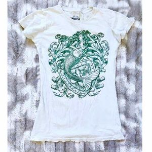Sinful distressed graphic tee
